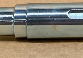 Round Stub Axle 8 to suit Integral Hub Slotted (Tyne Mount)