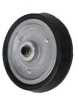 15 inch Sealed Bearing Press Wheel - 25mm with Double Locking Collar 15 inch 110mm Wedge Solid