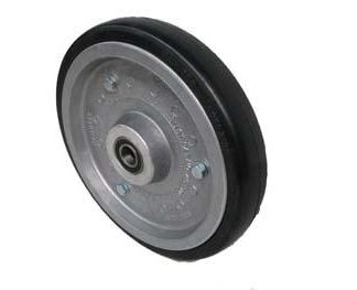 15 IN Aluminium Press Wheel - 25mm Sealed Bearing Complete with 55FLSD Tyres on Wheels