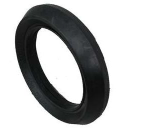 15 inch Solid Wedge/Banked Profile Tyre Width 80mm Outer Diameter 380mm