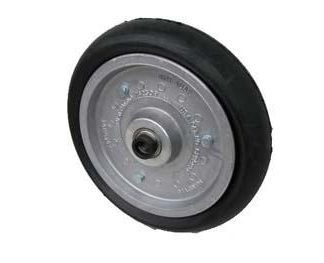 15 inch Sealed Bearing Press Wheel - 25mm with Double Locking Collar 15 inch 90mm Round Solid