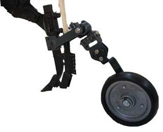 Semi-Adjustable Tyne Mounted Assembly - Edge-On 15 inch 100mm Flat Solid Tyre