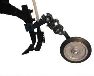 Semi-Adjustable Tyne Mounted Assembly - Edge-On 15 inch 55mm Wedge Semi-Pneumatic Tyre