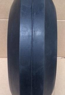 16 inch Semi-Solid Wedge Profile Tyre Width 120mm Outer Diameter 16, suits smaller 8 inch rim