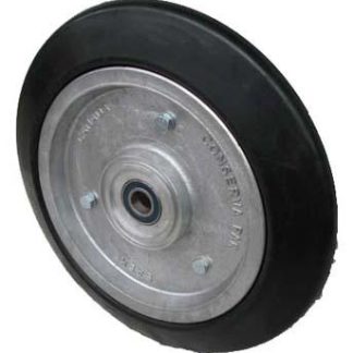 16 inch Aluminium Press Wheel - CONSERVAPAK Complete with 16 inch 70mm Vee Semi-Pneumatic Tyre on Wheel