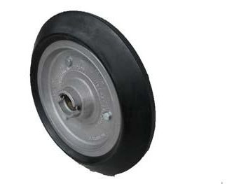 16 Inch Integral Hub Press Wheel- No Axle,Bearings etc 100mm Round Semi Pneumatic Tyre