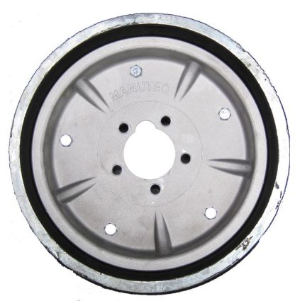 16 IN Alloy Gauge Wheel - HT No Hub or AxleSolid Lip Profile Tyre