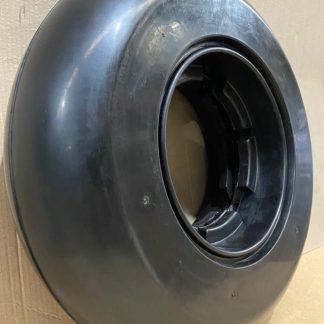 17 inch OD Semi-Solid Round Profile Tyre Width 120mm , suits smaller 8 inch rim