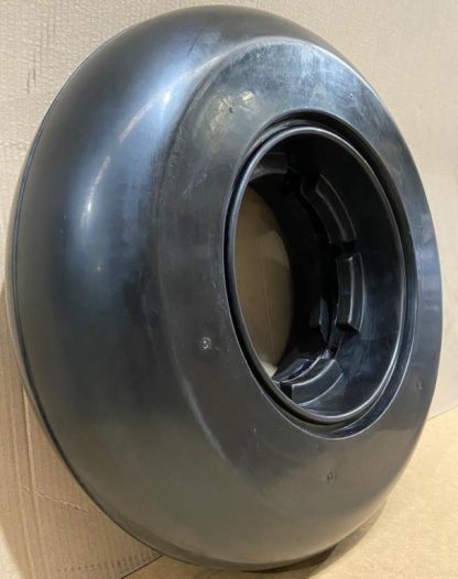 17 inch OD Solid Round Profile Tyre Width 120mm , suits smaller 8 inch rim