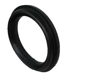 18 inch Press Wheel Tyre Solid - 100mm Flat Central Rib