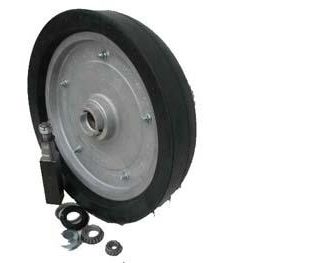 18 inch Aluminium Press Wheel - Integral Hub - Square Axle 100mm Gauge Profile Solid Tyre