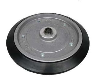 18 inch Sealed Bearing Press Wheel - 25mm with Double Semi-Pneumatic - 55mm Wedge