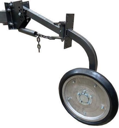 Single Walking Wheel Assembly  - Slimline Agrihub Complete with 55mm Flat Solid Tyre on Wheel