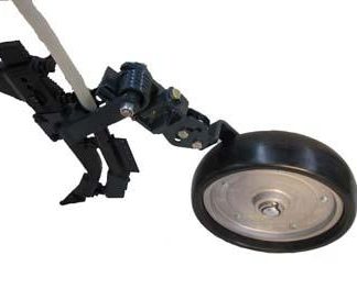 Semi-Adjustable Tyne Mounted Assembly - Edge-On 18 inch 120mm Flat Semi-Pneumatic Tyre