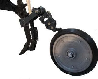 Semi-Adjustable Tyne Mounted Assembly - Edge-On 18 inch 80mm Wedge Semi-Pneumatic Tyre