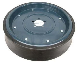 24 inch Powder Coated Gauge Wheel with HT Centre - 125mm Semi-Pneumatic