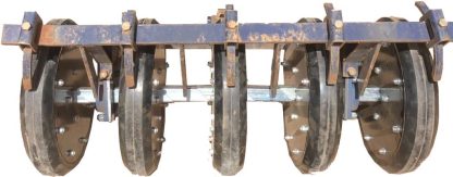 Air Hoe Drill Gang Conversion 7.2 inch x 8 Wheel Complete with 100WGSD Tyres on Wheels - Pillow Block Version