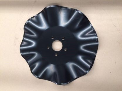 18 inch 8 Wave Coulter Disc HT Pattern (5x108)- Double Bevel- 1/2 inch stud holes