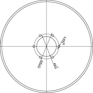 30 inch PLAIN COULTER DISC 10mm 6X19mm PCD205- C.Hole 163mm - 10mm thick