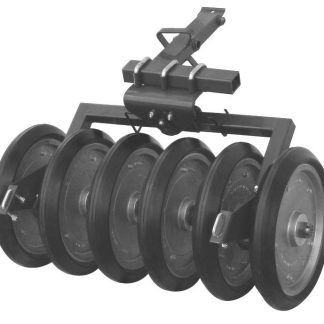 Gang 270mm Spacing - 5 Wheel with 18 inch 80mm Wedge Semi-Pneumatic Tyre