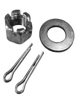 Crown Nut, Split Pin - Washer Set