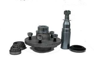 Coulter Hub- 6 inch Axle- Bearings- Seal etc