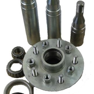 Coulter Hub- 8 inch Axle- Bearings- Seal etc