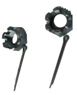 Gang Axle Nut and Pin Set 1 1/4 UNF