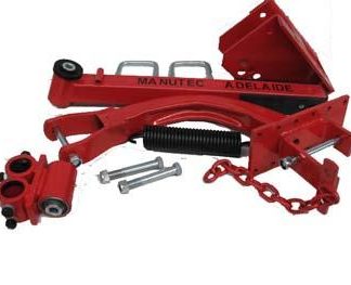 Twin Offset Assembly (Red) - No Wheels