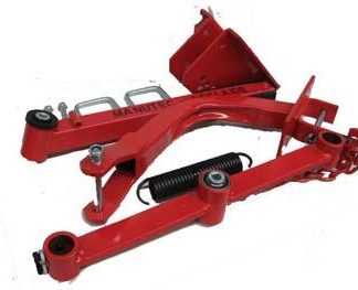 Twin Walking Wheel Assembly (Red) (No Wheels)