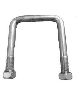 200mm Extension Arm (Light Duty) Grey with 4 Inch UBolts